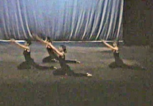 Another early section... a little blurry, but shows some of the choreography.